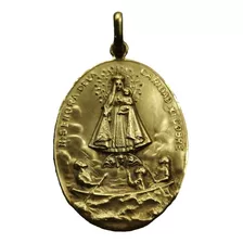 Medalla Oro 18k Virgen Caridad Del Cobre #1381 