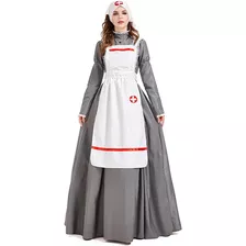 Vestido Uniforme De Enfermeira Florence Nightingale Para