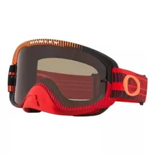 Oakley Goggle Antiparra Para Moto Motocross Dh Red Orange