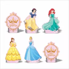 Decoração De Mesa Grande - Kit Enfeite - Princesas Da Disney