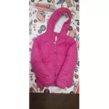 Campera Nena Abrigo Urb Talle 10 Con Micropolar Impecable!