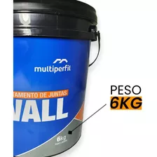 Massa Drywall 6kg Multiperfil Massa Para Trincas E Fissuras