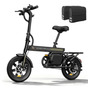 Honeywhale B20 Bicicleta Elétrica, 440w-35km-25km/h-120kg, Scooter Motor-ebike-adulto-bike-autonomia-velocidade... Preto