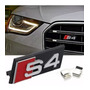Emblema Para Audi Rs A3 A4 Negro Autoadherible