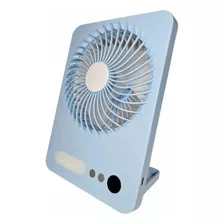 Ventilador Escritorio Lampara Led Ajustable Usb Plegable 