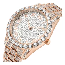 Relojes De Cuarzo Con Diamantes Missfox Luxury Calendar