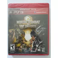 Mortal Kombat Vs Dc Universe Ps3 100% Nuevo Y Original 