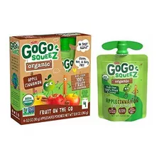 Gogo Squeez Puré De Manzana Orgánica En El Go, Manzana Y Can