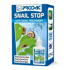 Prodac Snail Stop 30ml Elimina Caracóis Parasitas Até 600 L