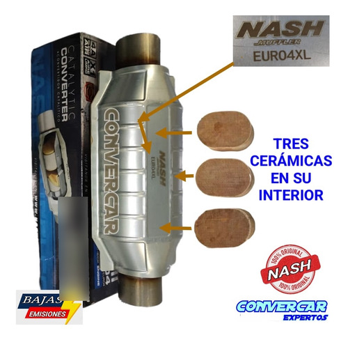 Euro4xl Catalizador Cadillac Eldorado V8 4.6 L 1994-1997 Foto 4