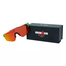 Oculos De Sol Yopp Iron Man Performance 2.3 Polarizado Uv Cor Da Armação Laranja E Verde Cítrico Cor Da Lente Laranja