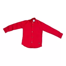 Camisa De Lino Manga Larga De Niño 