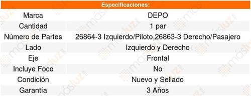 Set 2 Cuartos Depo Chevrolet Seville 92_97 Foto 3