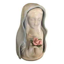 Virgen Maria Porcelana Antigua Como Mueva