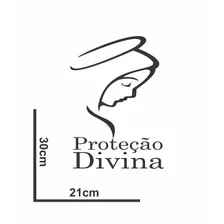 Adesivo Proteção Divina Nossa Senhora Frete Grátis