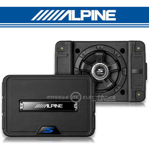 Alpine Ss-sb10 Subwoofer 10 PLG Caja Compacta 300w Rms Foto 2