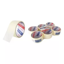 6 Cintas Enmascarar Masking Tape 48mmx10m