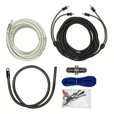 Raptor R5ak4 Pro Series 1500 W 4 Awg Amp Kit Con Cable Rca