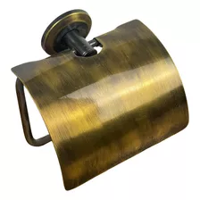 Papeleira Porta Papel Higiênico Bronze Provençal Ouro Velho