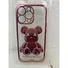 Oniuk Funda Para iPhone 13 Pro, Nueva Color Rosa, De Oso