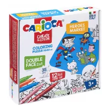 Puzzle Rompezabezas Carioca Coloring 70x50cm Heroes Market