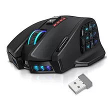 Ratón Inalámbrico Para Juegos Utechsmart Venus Pro Rgb Mmo,