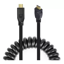 Cable Micro Hdmi A Mini Hdmi En Espiral 