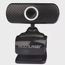 Webcam Multilaser 480p Usb Com Sensor E Microfone Integrado