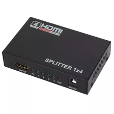 Splitter 1x4 Hdmi Hub Switch Amplificador Full Hd 1080p 3d 