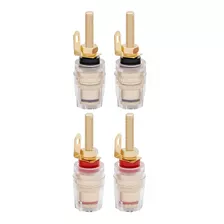 4 Bornes Plug Nakamichi Banana Fêmea Terminal (2 Pares)