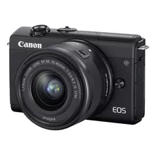 Câmera Canon Eos M200 Mirrorless Lente 15-45mm Lacrada Nf-e