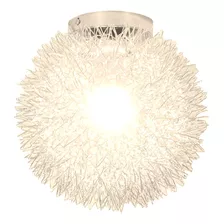 Lámpara Colgante Diente De León Decorativa Y Led Cristal