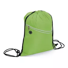 Mochila Saco Esporte, Passeio, Uniforme, Chuteira, Masculina Cor Verde-limão Desenho Do Tecido Liso