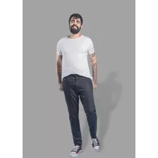 Calça Masculina Plus Size Sarja Básica