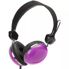 Audifonos Auriculares Fonestar Estereo Color Morado Fa-594m