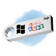 Pendrive Bootável Formatação C/ W7/8/10/11 + Office Brinde