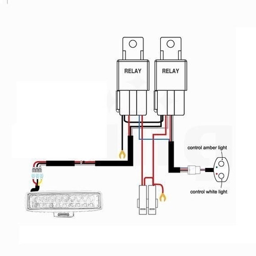 Switch Arnes Cableado Doble Boton Faros Estrobo Barras Led  Foto 2