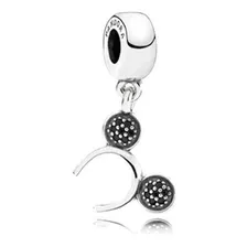 Dije Para Pulsera Pandora En Plata Mis Orejas De Mickey