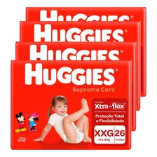 Fralda Huggies Supreme Care Xxg Kit Com 4 Unidade
