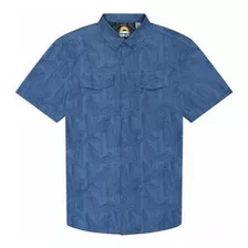 Camisa Manga Corta Hombre Hurley - Azul