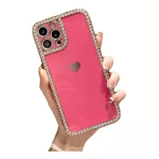 Funda Estuche Con Cristales Para iPhone 12 Pro Rosa 