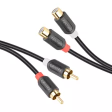 Cable Alargue Extension Rca J&d Cable De Audio 2rca 6 Pies