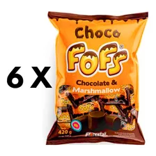 Chocolate Com Marshmallow Choco Fofs Florestal - 6 Pcts