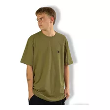 Camiseta Dc Shoes Embroidery Verde