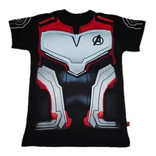 Camiseta Piticas Infantil Adulto Avengers Vingadores Heróis