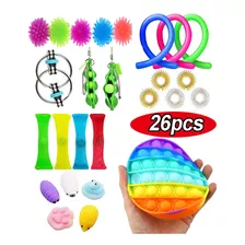 Brinquedo De Alívio De Estresse Rainbow Pioneer Toy, 26 Peça