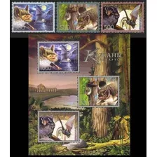 Fauna - Murciélagos - Bielorrusia - Serie + Block Mint