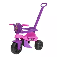 Triciclo Motoca Baby Bebê Protetor Lateral E Haste Empurrar