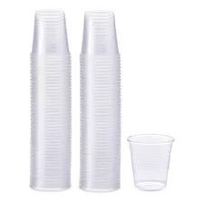 Vaso Plástico Transparente 6 Oz 190cc X 100 Unidades