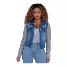 Jaqueta Feminina Revanche Up Jeans Adelynn Destroyed 